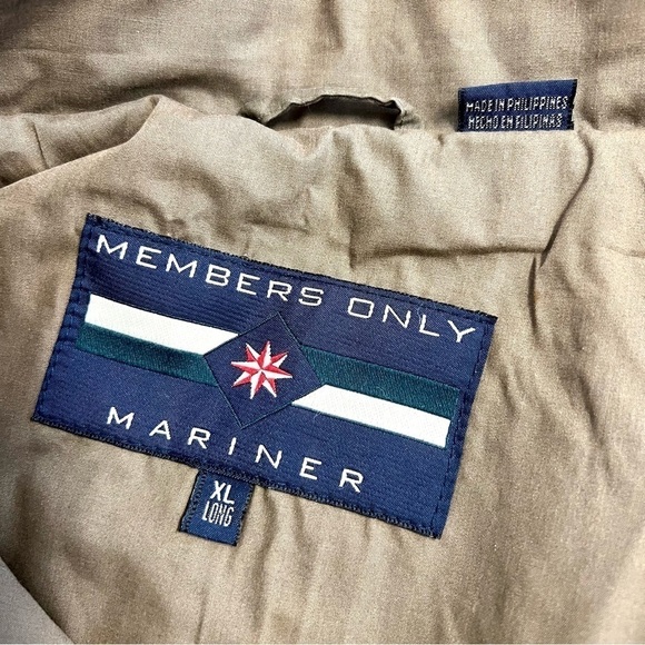 Members Only Mariner Jacket Men’s Full Zip Snap Vintage Stranger Things XL long - Picture 10 of 11